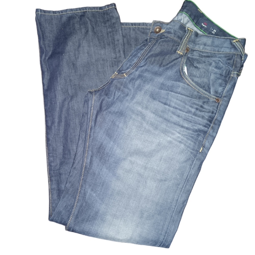 Armani Jeans Blue Classic Denim Straight Leg